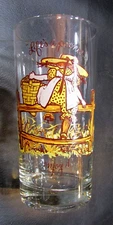 Vintage 1969 Holly Hobbie Glass Life's A Picnic Enjoy It American Greetings Corp