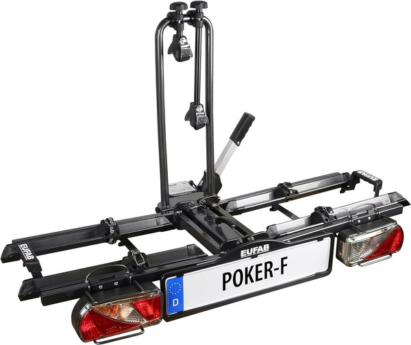 Eufab FahrradträGer POKER-F FüR 2 FahrräDer E-Bike Diebstahlschutz Neu-image