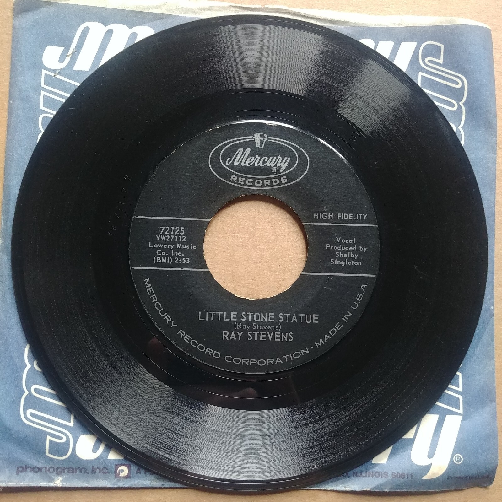 RAY STEVENS Harry The Hairy Ape 45 7" POP NOVELTY Record Vinyl Mercury Records eBay