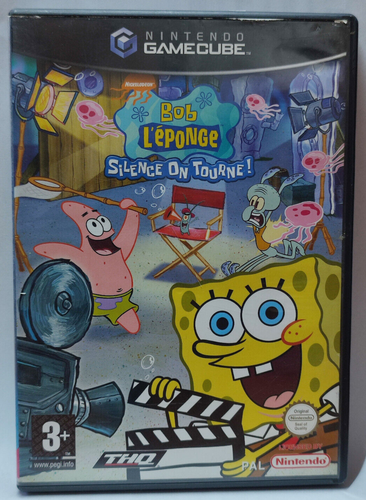 Jeu PS2 Bob L'Éponge Silence On Tourne ! - Version FR PAL, état Correct