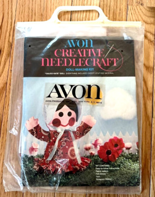 Vintage 1973 Avon Creative Needlecraft Doll Making Kit Calico Kate Doll