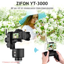 ZIFON YT-3000 50m Remote Control Motorized Video Pan Tilt Tripod Head Electronic