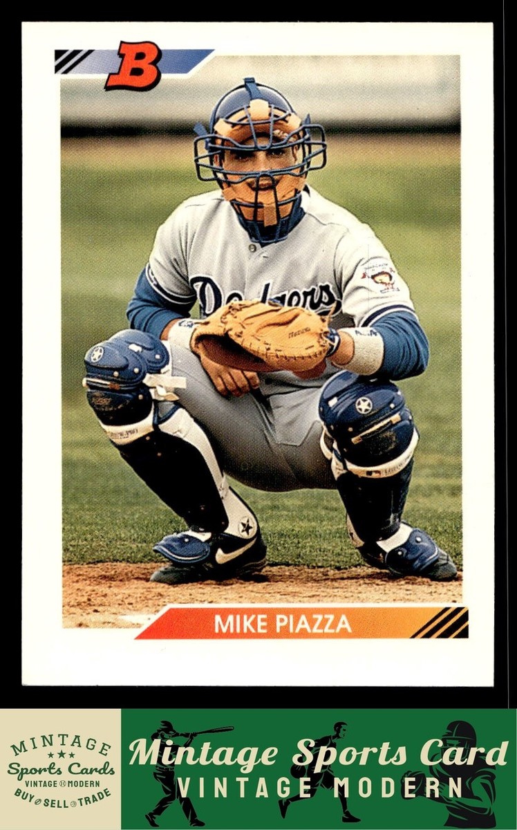 その他 92 bowman mike piazza rc GM!! 1992 Bowman - Mike Piazza - Rookie RC #461 Los Angeles