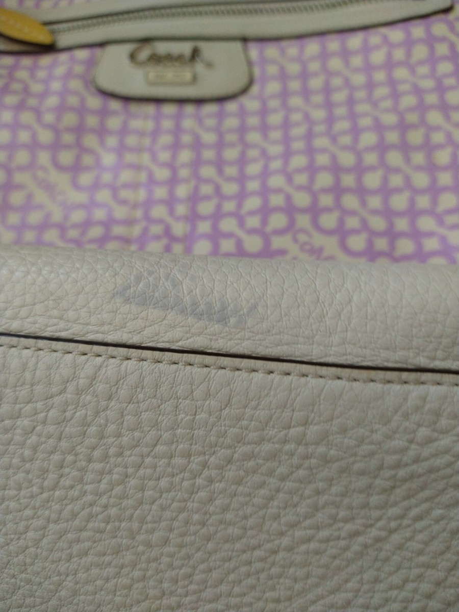 Beautiful Coach Penelope Op Art Leather Large Tote Handbag