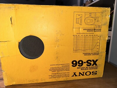 SONY speaker system XS-66 (RARE VINTAGE 80'S) | eBay