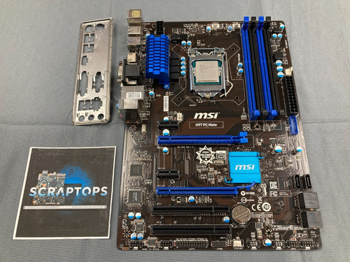 MSI H97 PC Mate ATX Motheboard includes I/O Plate and Intel Core i5 ...
