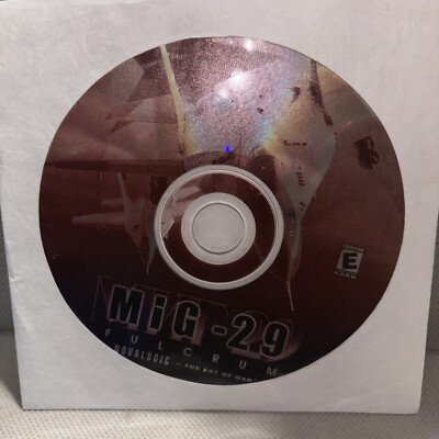 1998 Novalogic MiG-29 Fulcrum PC Video Game Disc Only