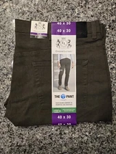 English Laundry Men’s 365 Tru Temp 5 Pocket Pant Straight Fit - Green 40 x 30