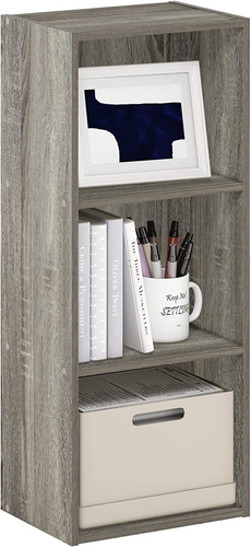 Small Cube Bookshelf Bookcase Shelf Tier Book Storage Vertical & Horizontally - Picture 5 of 11