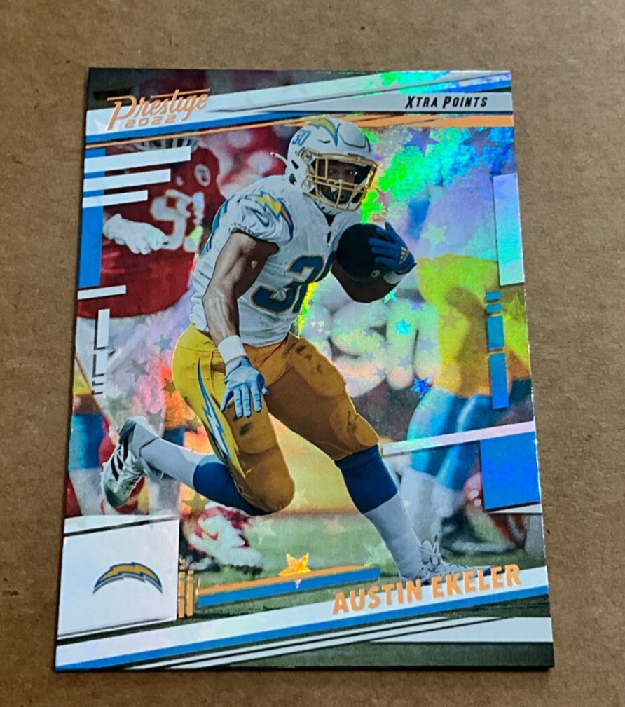 2022 Panini Prestige # 152 Austin Ekeler XTRA POINTS ASTRAL Los Angeles Chargers
