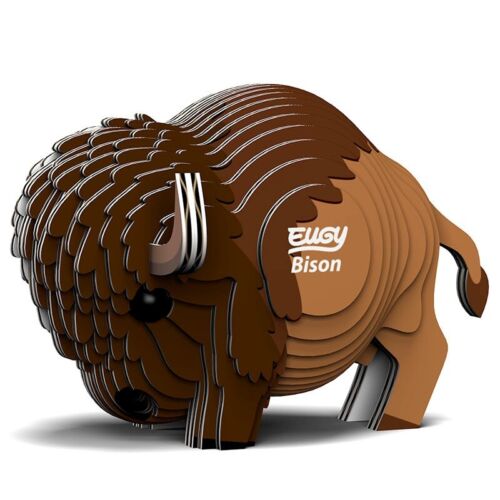 Bison 3D Cardboard Model Kit Eugy New - Picture 2 of 2
