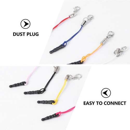 15 Pcs Mobile Phone Pendant Rope Charms for Jewelry Backpack Making - Photo 4 sur 12