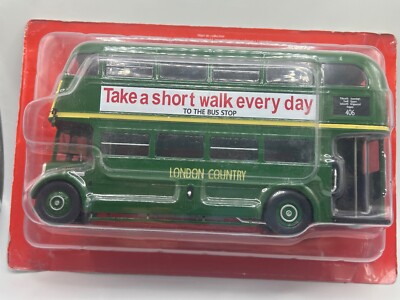 AEC Regent III RT Bus England 1947 grün 1:43 Hachette Modellauto NEU