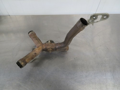EB668 2013 13 DUCATI MONSTER 796 ABS CROSS OVER EXHAUST Y PIPE - Bild 4 von 4