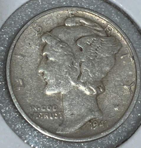 1941 P Mercury Dime 90% Silver Coin Gem AU A3 FREE Shipping With Five Items