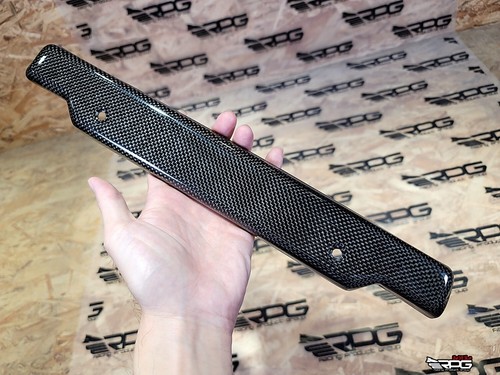 RPG Carbon Bumper License Plate Delete Cover for 04 05 Subaru Impreza WRX STi - Picture 9 of 9