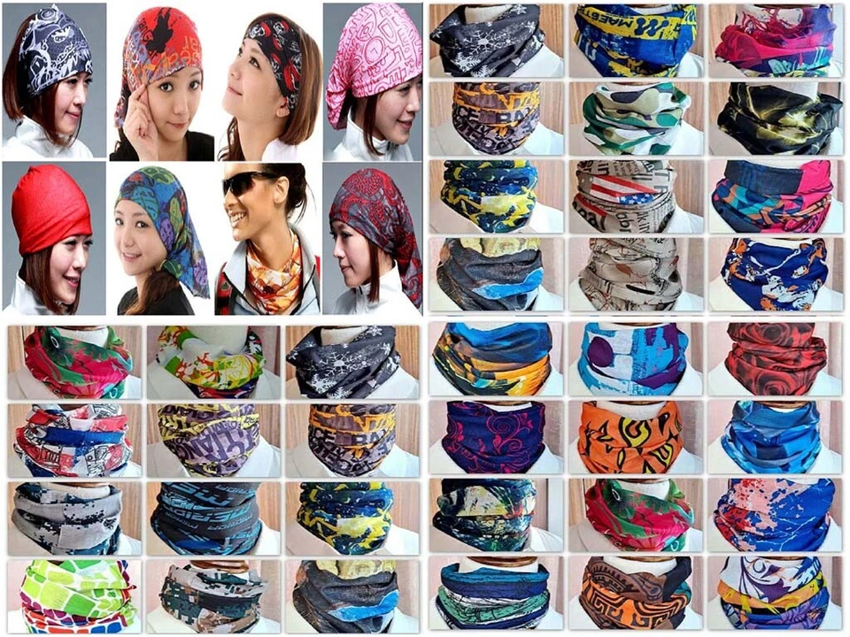 Protector facial cuello polaina cubierta solar pasamontañas pañuelo bufanda diadema 260153 Foto 4 de 4