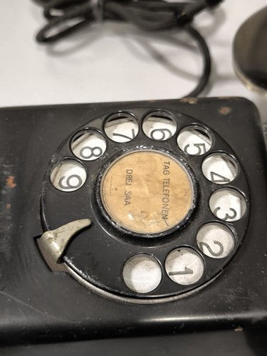 Vintage Rotary Dial Phone - Working, Classic Design, Collectible - Zdjęcie 2 z 4