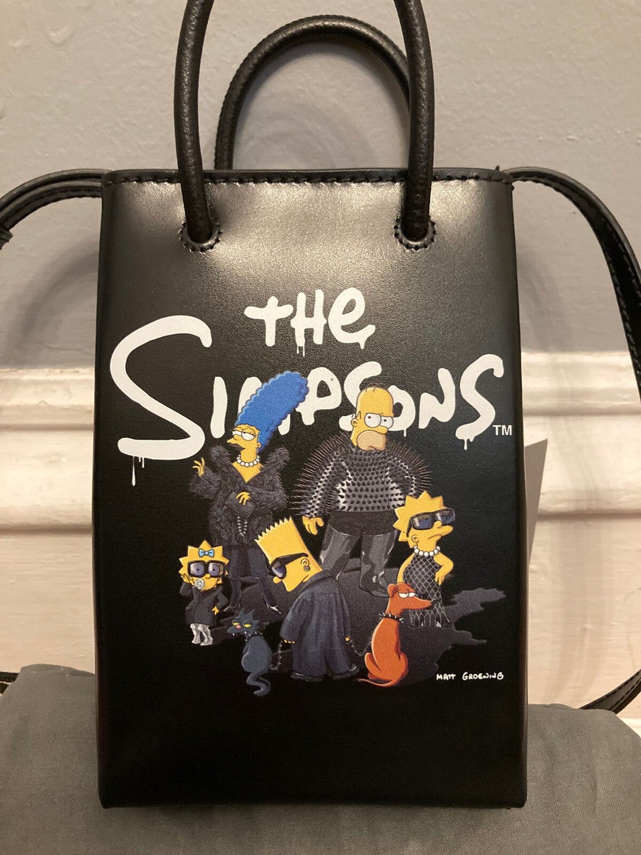 BNWT BALENCIAGA x SIMPSONS Mini Leather Tote | eBay BNWT BALENCIAGA x SIMPSONS Mini Leather Tote | eBay