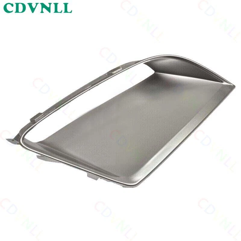 For Audi RS6 2013-2018 Right Front Bumper Fog Light Border Cover Bezel Chrome - Image 4 of 4