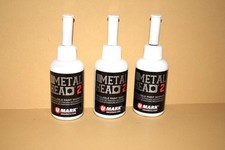 3 Metal Head2 Paint Markers 2 Oz White Auto Salvage Industrial Junk Yard Crafts