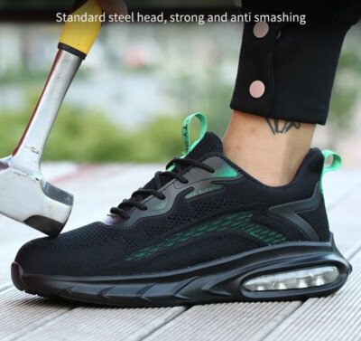 Tenis Zapatos Calzado Con Punta de Acero Zapato de Seguridad Para Mujer  Hombre