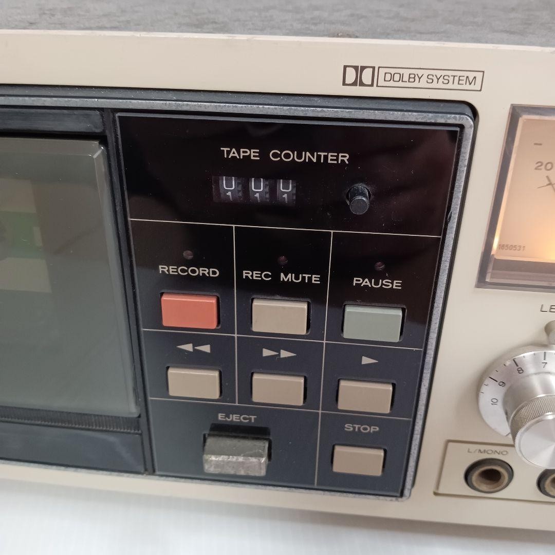 TEAC C-3 Stereo Cassette Deck Vintage Japan Working Play FF REW VU