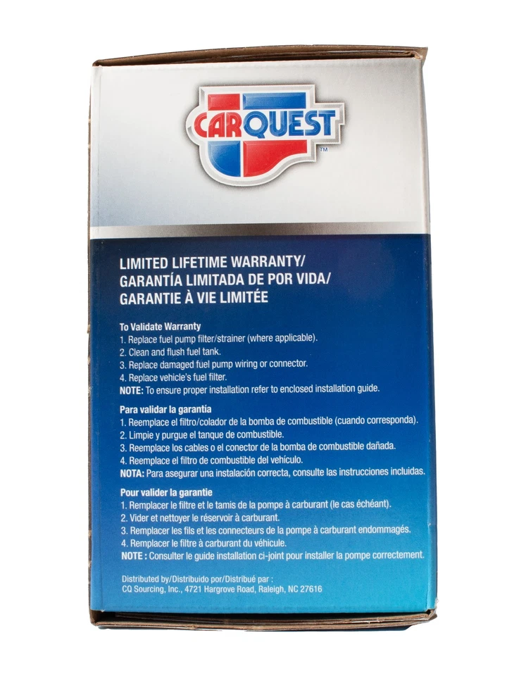 Carquest Premium Electrical Fuel Pump 1EA Fit 1986-89 Acura Integra Part E360001 Foto 3 de 4