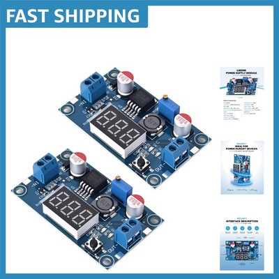 LM2596 DC-DC Buck Converter Module with LED Display - Precision Power Control