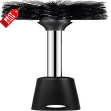 15" Water Bottle Brush Cleaner Black Stainless Handle for Cups Mugs Tumblers -US