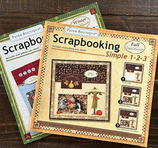 PAPER BOUTIQUE DEBBIE MUMM SCRAPBOOKING SIMPLE 1-2-3 WINTER FALL PAPER STICKERS