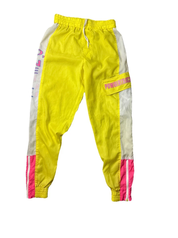 Pantalones cortavientos vintage años 80 O’Neill pierna neón snowboard esquí talla L Foto 3 de 4