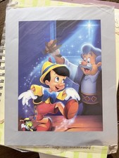 Vintage Disney Pinocchio 60th Anniversary Print 1999 Made in USA NIP