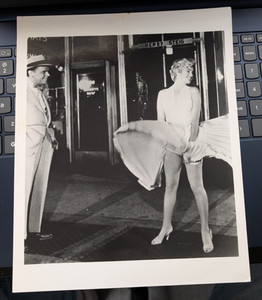 Classic Dress Glossy 8x10 Movie MARILYN MONROE/ Tom Ewell "Seven Year Itch"