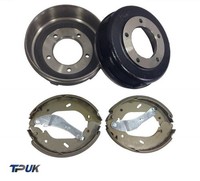 Ford Transit 2.0 Fwd 330 350L Nur Hintere Bremstrommel & Schuh Satz Mk6