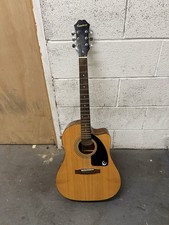Epiphone electro acoustic guitar Aj 100ce/n Used