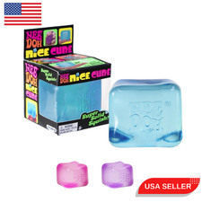 AUTHENTIC NeeDoh Nice Cube Schylling - YOU PICK COLOR Blue , Pink, Purple 2.25"