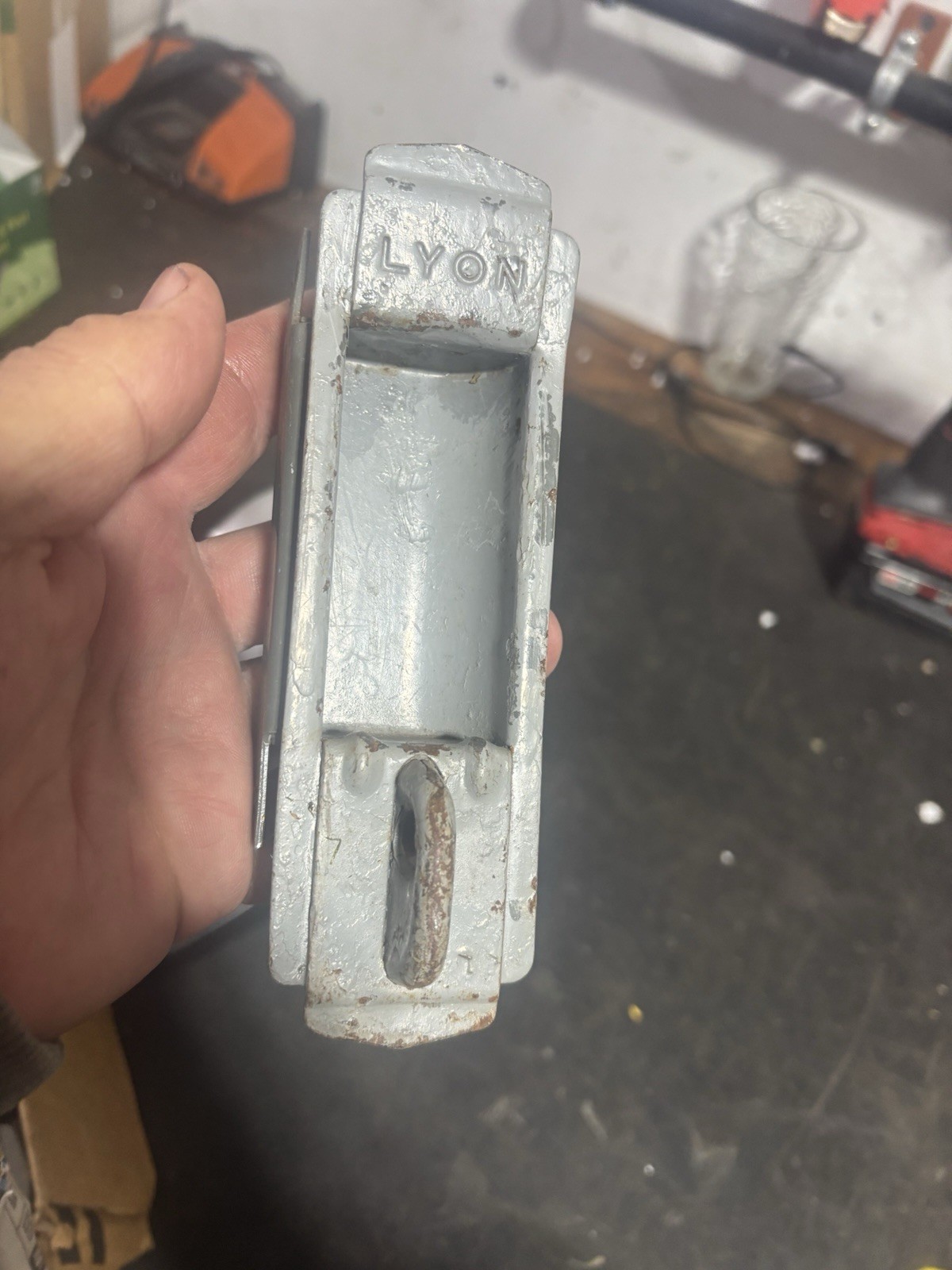 Vintage Gym Locker Lyon Metal Products, School Office, Industrial Age Cabinet,