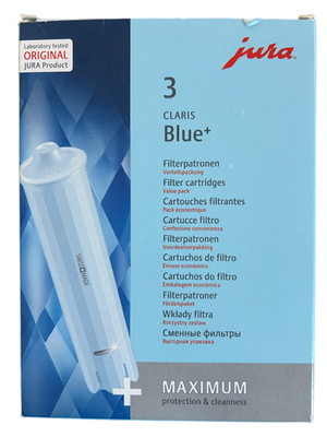 JURA CLARIS Blue+ Ersatz-Filterpatrone - 3er Set (24231)