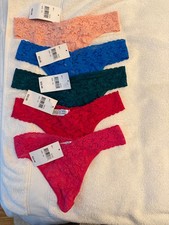 Hanky Panky Lace Thongs 7 pairs NWT