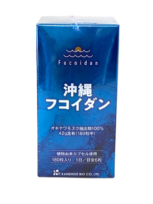 Okinawa Fucoidan 180 capsules Kanehide Bio New from Japan