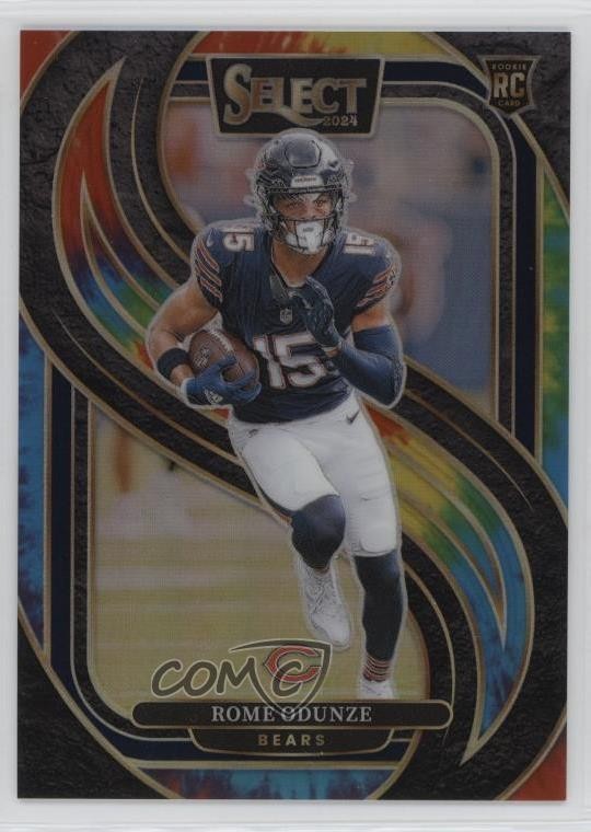 2024 Panini Select Premier Level Tie-Dye Prizm /25 Rome Odunze Rookie RC 00ws