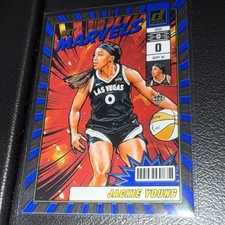2025 Panini Donruss WNBA - Net Marvels Jackie Young #15 Press Proof Blue
