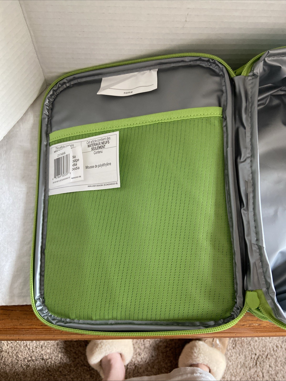 CONTIGO Kids Insulated Lunch Box. Multicolored Space Aliens Pattern NWT