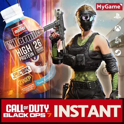 COD BO 7 Müllermilch Code   Operator Skin - Raver  + 2WXP | Call of Duty Promo