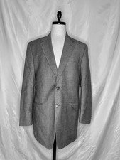 Lauren Ralph Lauren Men's Grey Wool Sport Coat Blazer 42L 2-Button LRL EUC