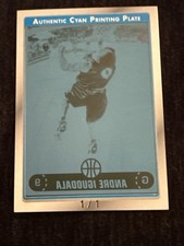 2006-07 Topps Chrome - Cyan Framed Printing Plate - 1/1 Andre Iguodala-#65