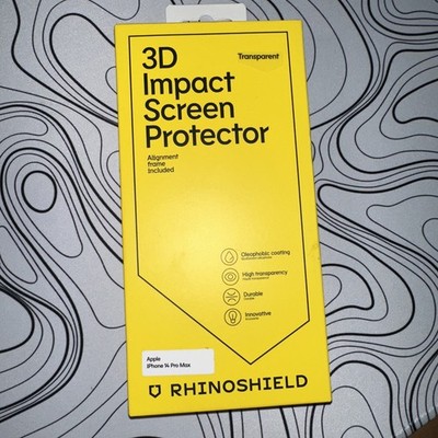 Rhinoshield Transparent 3D Impact Screen Protector für iPhone 14 Pro Max