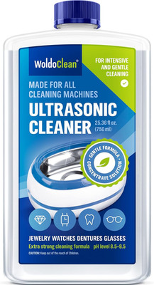 Ultrasonic Cleaner Solution 25.4 Fl Oz   Concentrated Jewelry Cleaner Liquid for