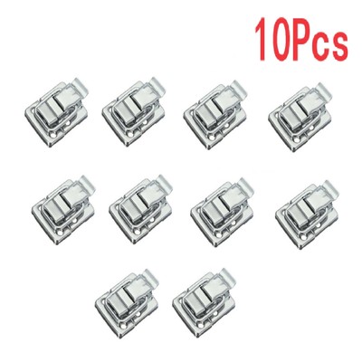 10Pcs Stainless Fastener Toggle Latch Catch Case Suitcase Box Chests Trunk Lock
